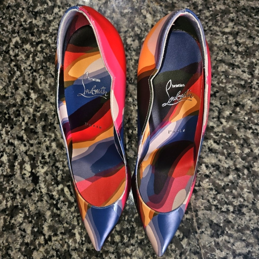 Christian Louboutin latest multi color size 41/10beautiful never worn
